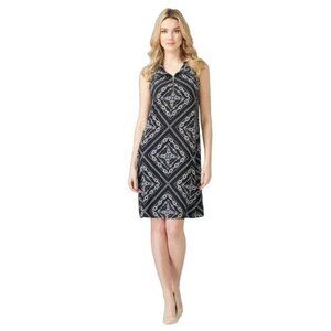Joseph Ribkoff Dress Sleeveless Front Zipper Women's‎ Size 6